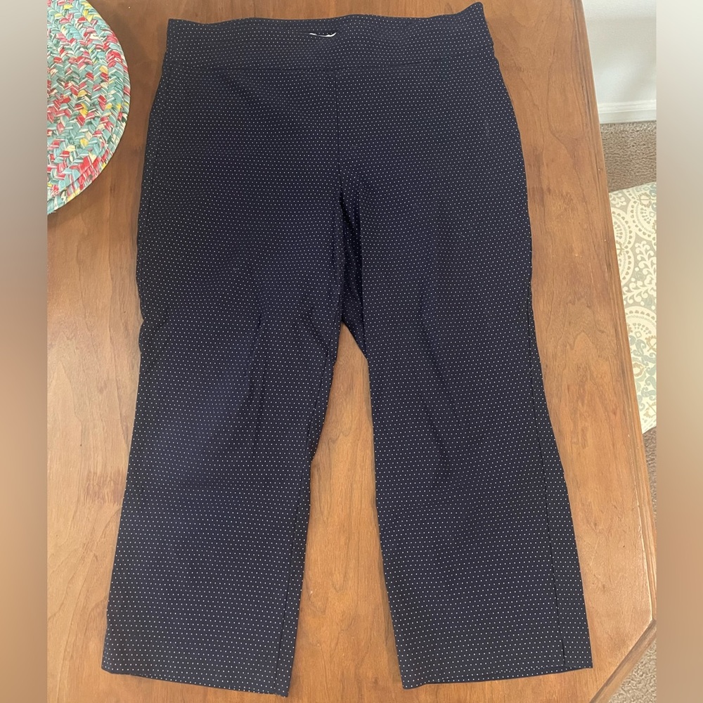 Blue capris